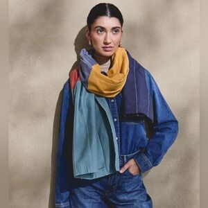 Anchal Rainbow Long Scarf NWT